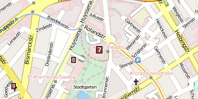 Aalto-Theater Essen Stadtplan