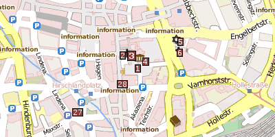 Stadtplan Burgplatz 