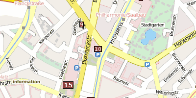 Stadtplan Glückaufhaus