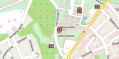 Stadtplan Ruhr Museum Essen