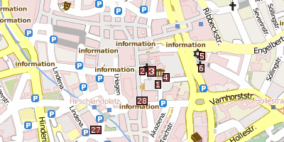 St. Johann Baptist  Essen Stadtplan