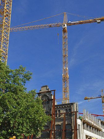 Baustelle auf der Kreuzung Komödienstraße Tunisstraße Foto 