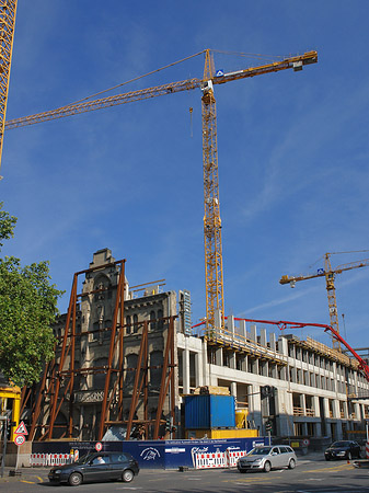 Baustelle auf der Kreuzung Komödienstraße Tunisstraße Foto 