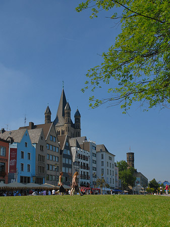 Foto Groß St Martin hinter Fischmarkt