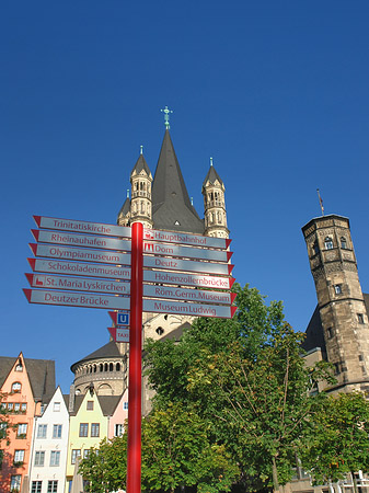 Schild vor Groß St.Martin