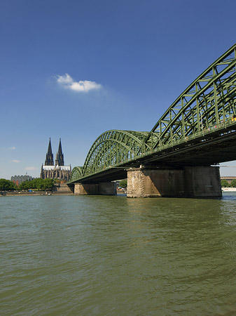 Hohenzollernbrücke am Kölner Dom