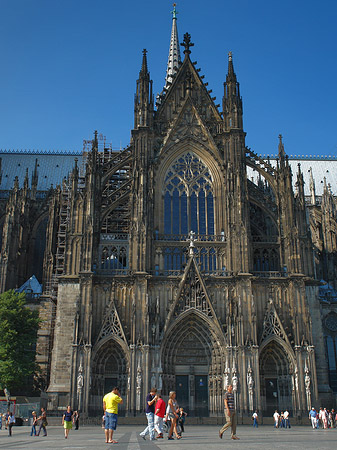 Dreikönigenportal am Kölner Dom Foto 