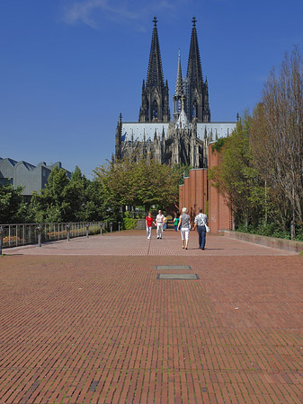 Foto Weg zum Kölner Dom