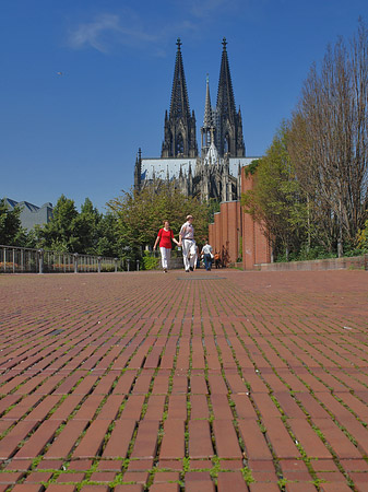 Fotos Weg zum Kölner Dom