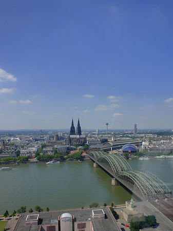 Foto Hohenzollernbrücke und Kölner Dom - Köln