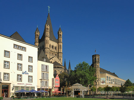 Groß St Martin hinter Fischmarkt Foto 