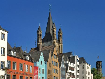 Groß St Martin hinter Fischmarkt Fotos