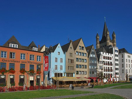 Groß St Martin hinter Fischmarkt Foto 