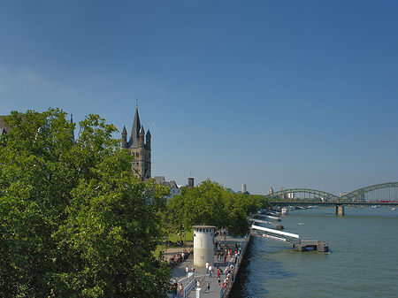 Frankenwerft bis Hohenzollernbrücke Fotos