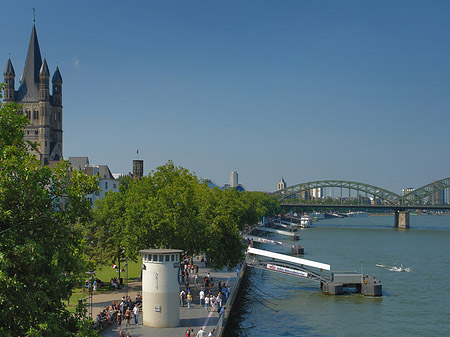 Frankenwerft bis Hohenzollernbrücke