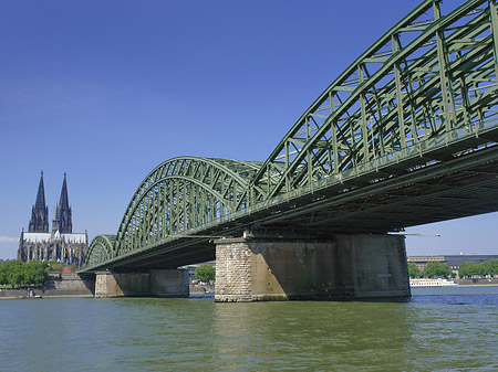 Hohenzollernbrücke am Kölner Dom