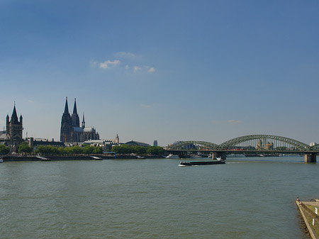 Foto Hohenzollernbrücke am Kölner Dom - Köln