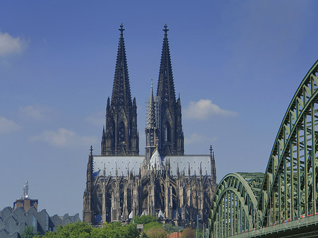 Hohenzollernbrücke beim Kölner Dom