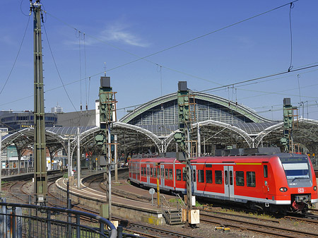 Fotos Kölner Bahnhof mit Zug