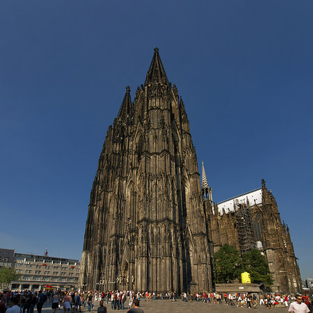 Südwestfassade des Kölner Doms Fotos