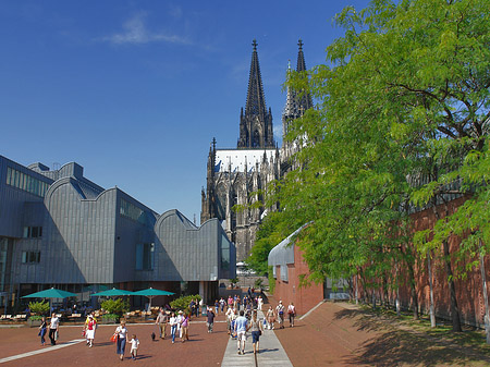 Weg zum Kölner Dom