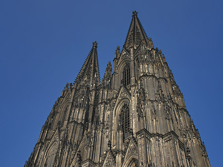 Westfassade des Kölner Doms Fotos