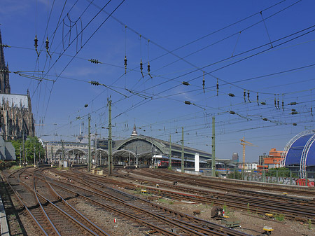 Foto Hauptbahnhof neben dem Kölner Dom