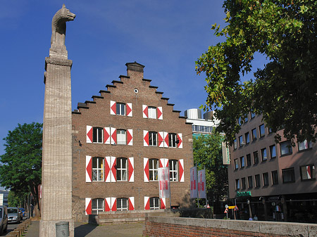 Foto Wolfsstatue und Stadtmuseum - Köln