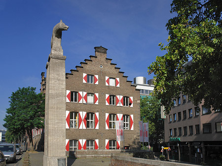 Foto Wolfsstatue und Stadtmuseum - Köln