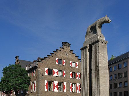 Foto Wolfsstatue und Stadtmuseum