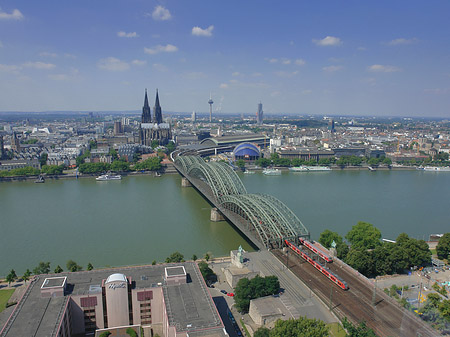 Fotos Hohenzollernbrücke und Kölner Dom | Köln