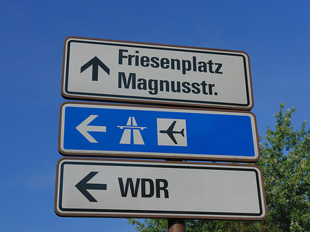 Foto Straßenschild - Köln